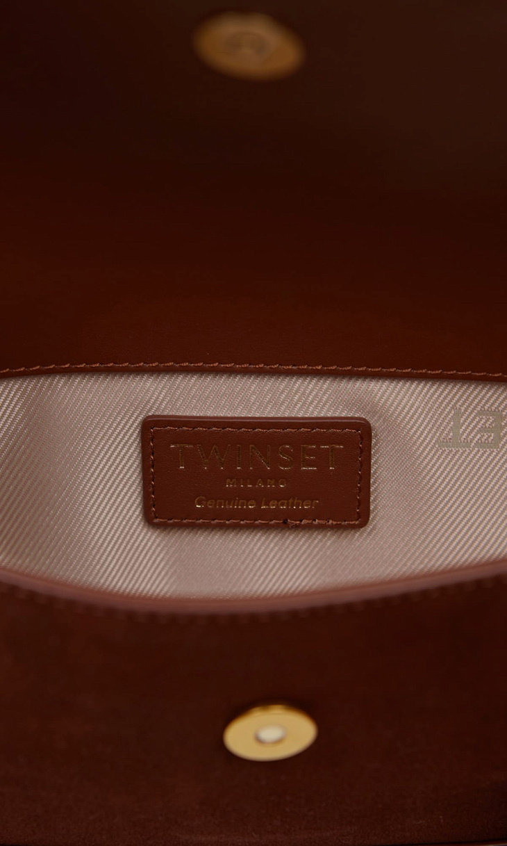 TWINSET: Сумка из кожи и замши