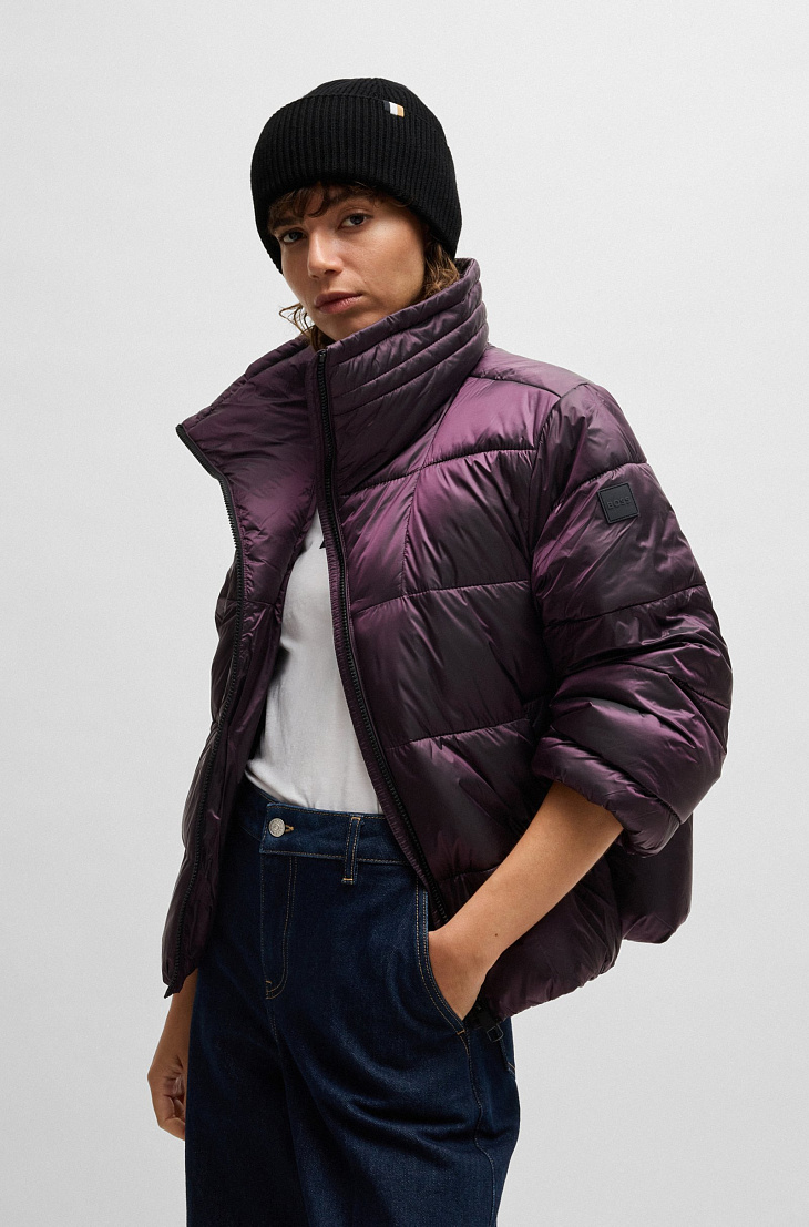 HUGO BOSS: Шапка в рубчик