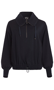 Блузон со стянутым низом женский