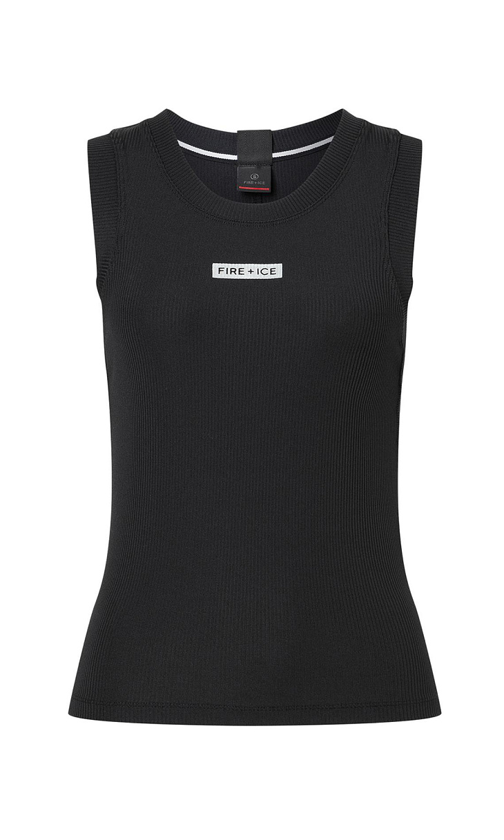 BOGNER: Топ в рубчик с принтом