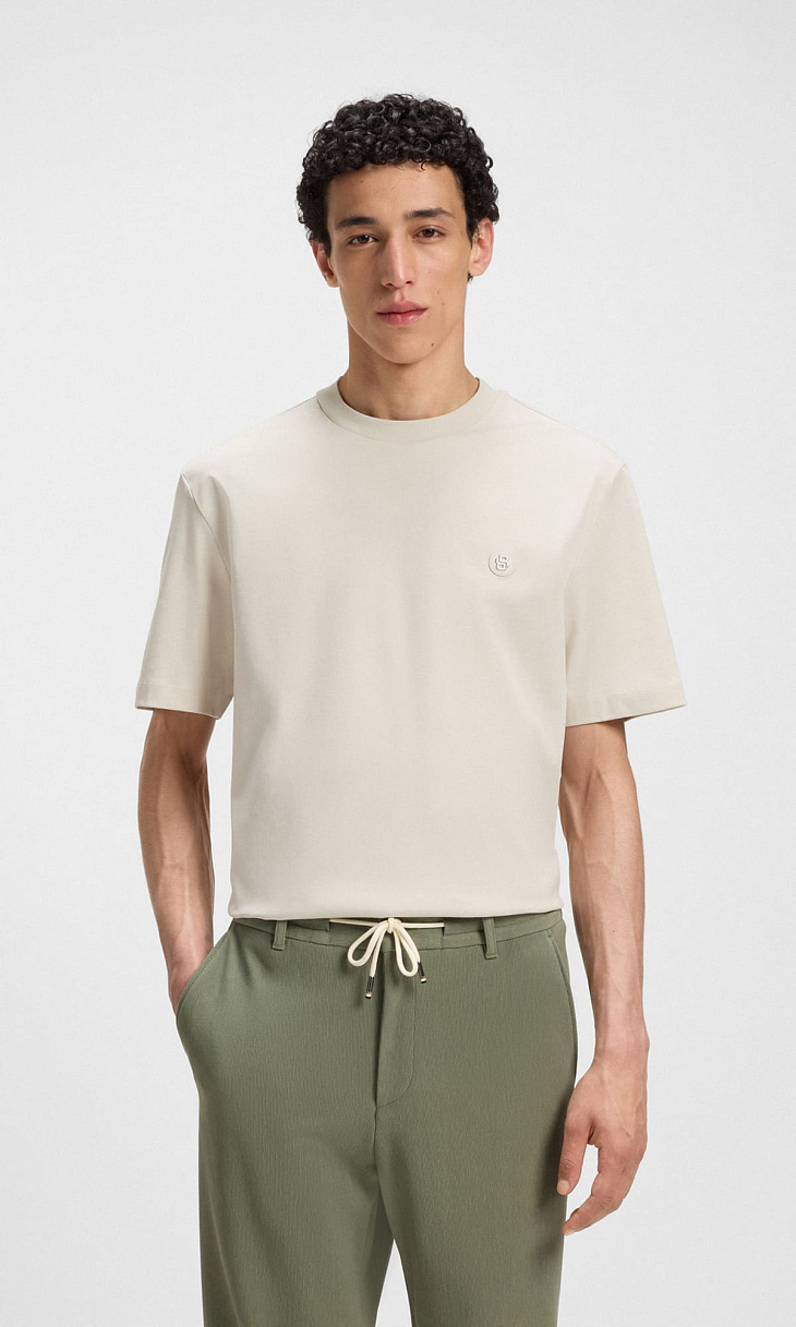 HUGO BOSS: Футболка из хлопка