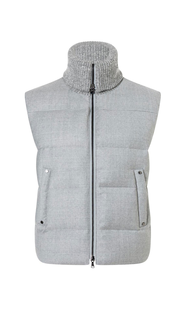 BOGNER: Пуховой жилет из шерсти