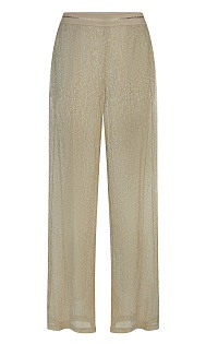 Брюки с металлизированной нитью