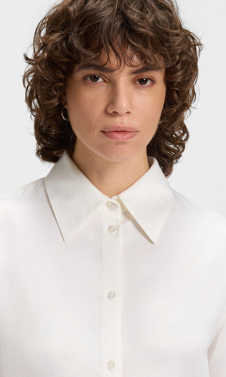 HUGO BOSS: Блуза из вискозы