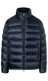 Пуховик с воротником-стойкой