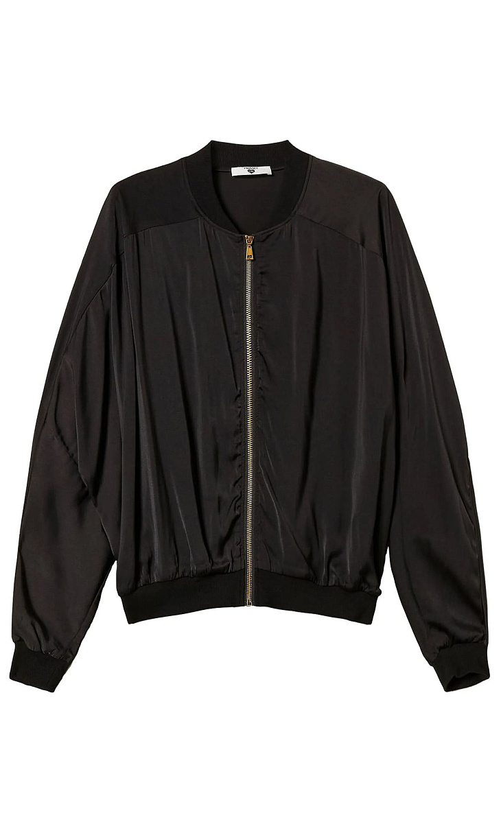 TWINSET: Атласная куртка-бомбер