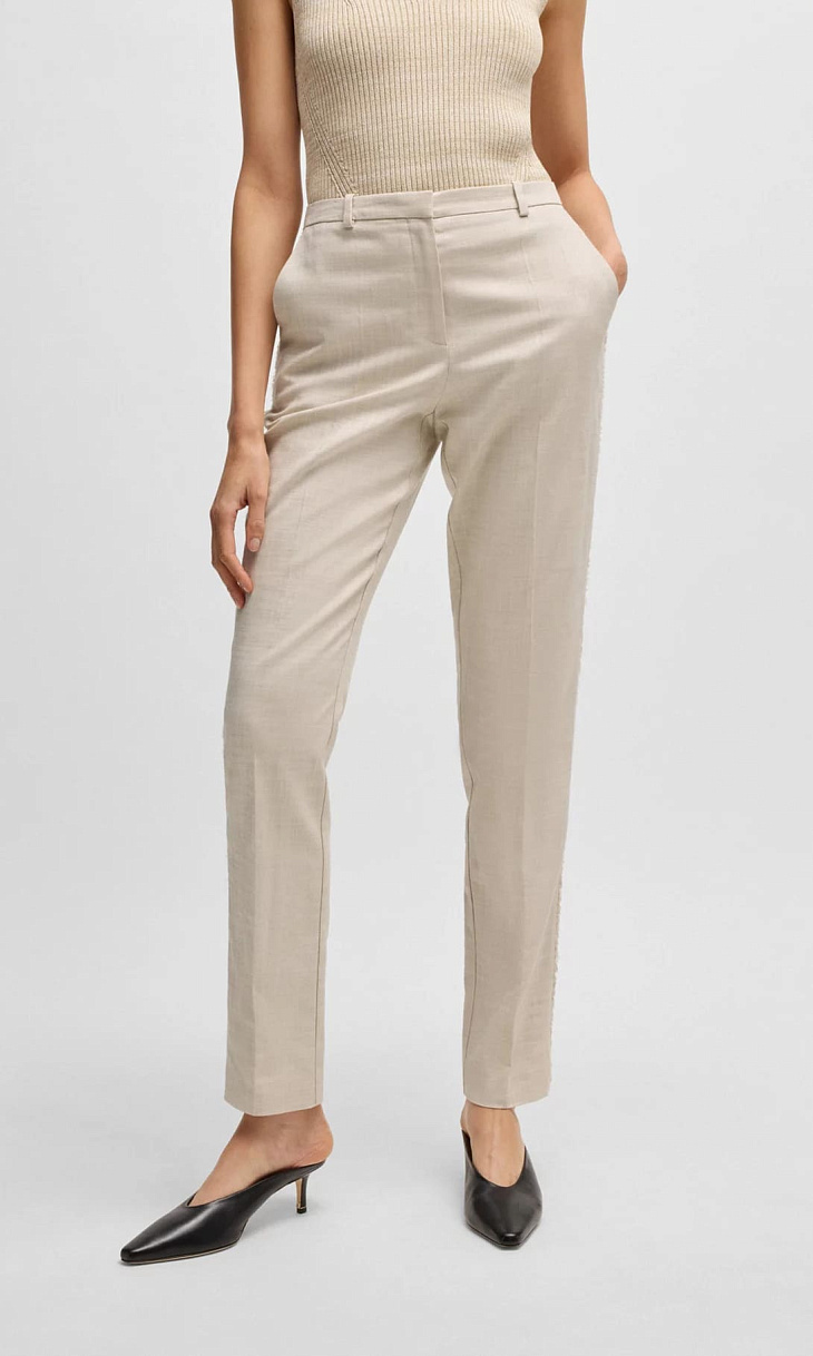 HUGO BOSS: Зауженные брюки