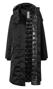 Пуховик с капюшоном