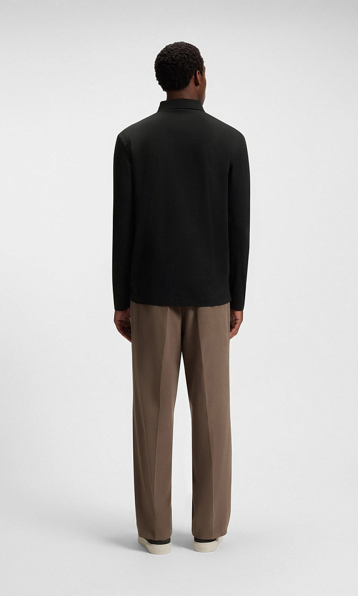 HUGO BOSS: Поло с монограммой