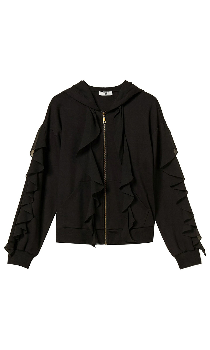 TWINSET: Толстовка с оборками