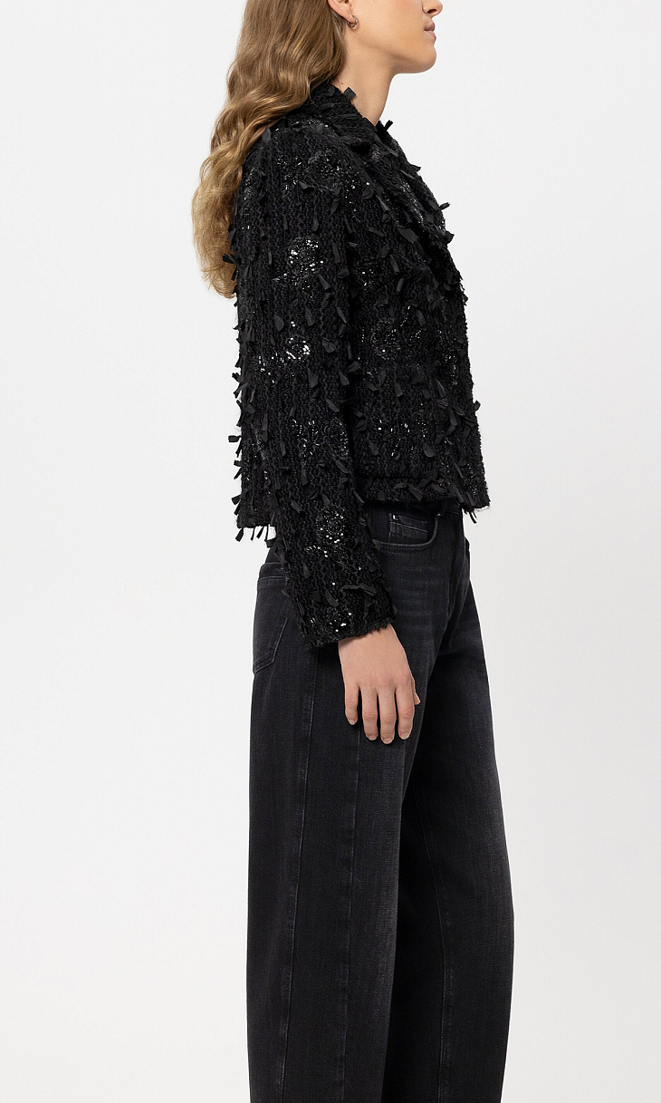 LUISA CERANO: Жакет с бисером и пайетками