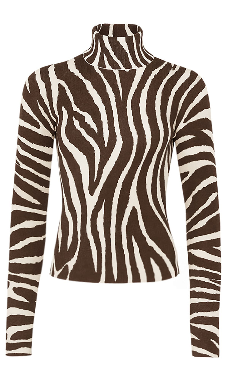 TWINSET: Водолазка с принтом