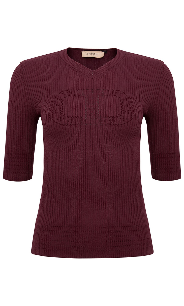 TWINSET: Джемпер с логотипом