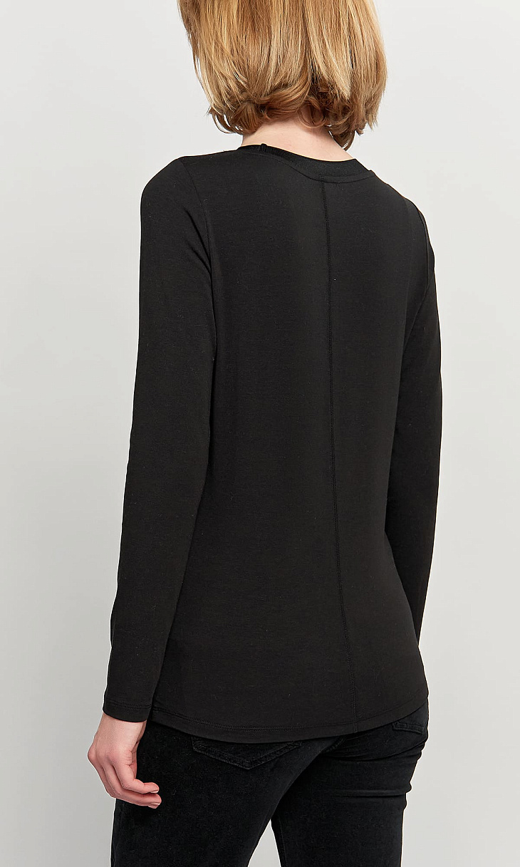 Bogner: Лонгслив из хлопка и модала