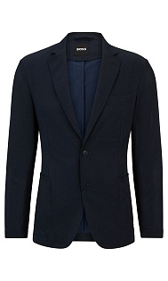 Пиджак с накладными карманами