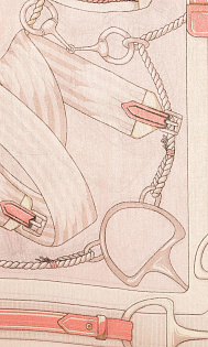 Шарф с принтом и металлизированной нитью