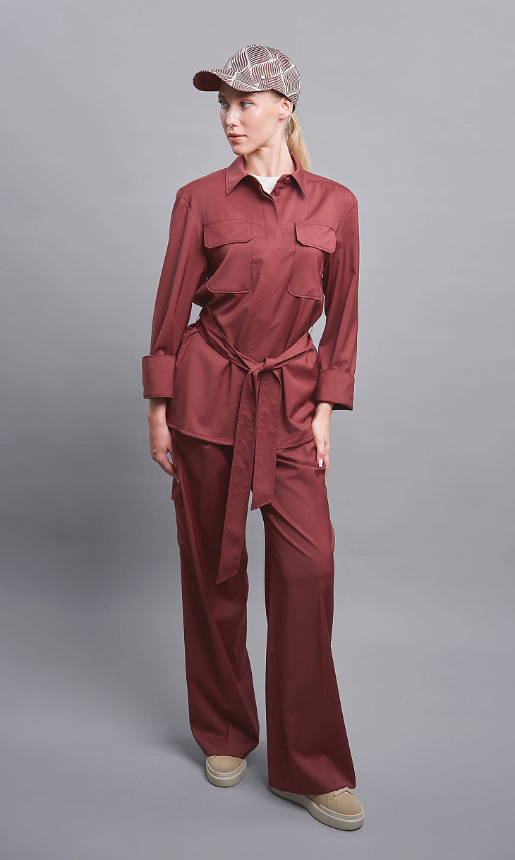 BOGNER: Брюки-карго из шерсти