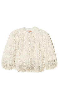 Жакет с длинным ворсом