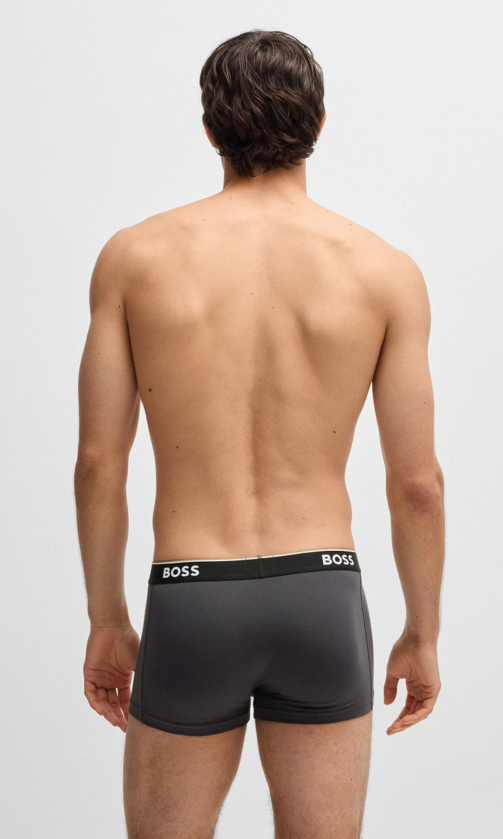 HUGO BOSS: Комплект трусов из хлопка