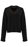 TWINSET: Пуловер с вышивкой