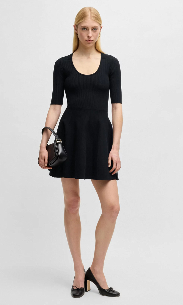 HUGO BOSS: Трикотажное платье