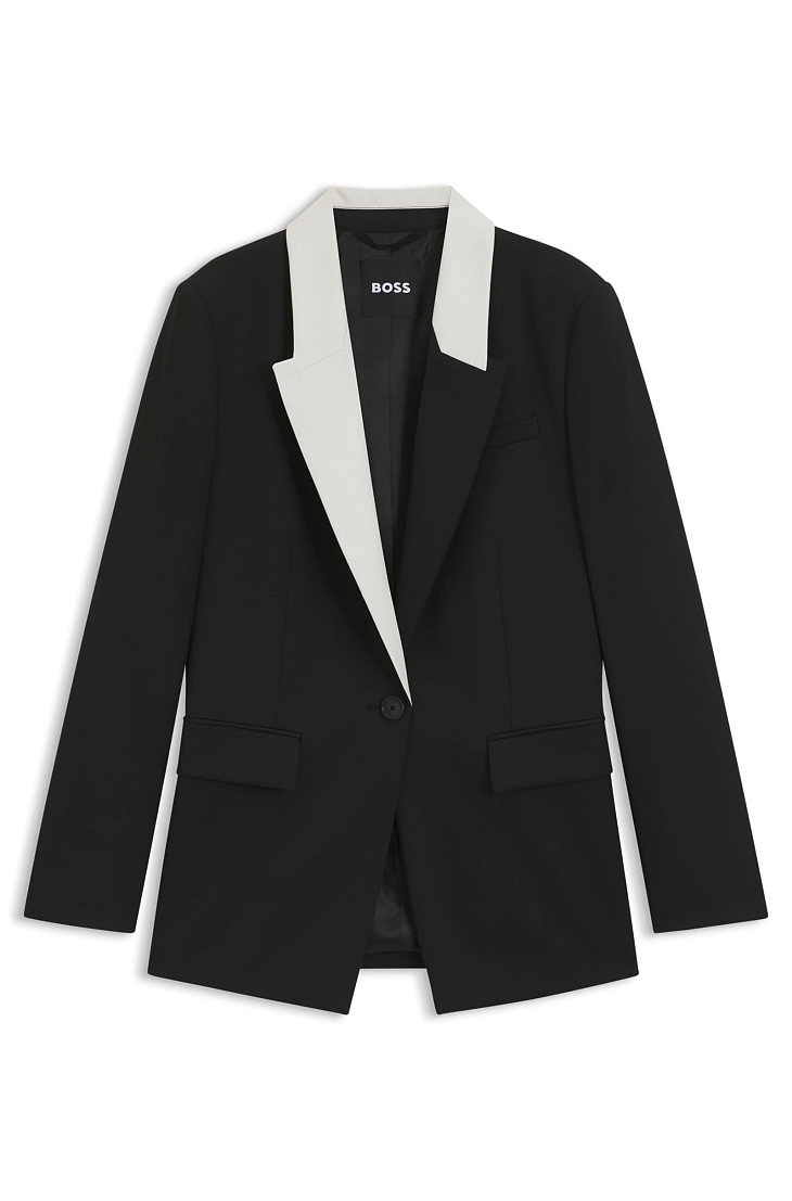 HUGO BOSS: Пиджак в стиле колор-блок