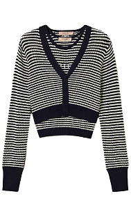 Кардиган с топом в полоску