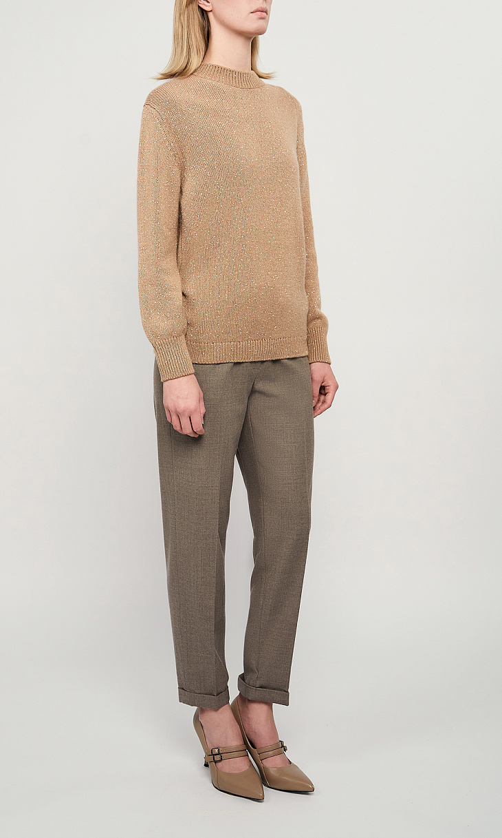 ANDRE MAURICE: Пуловер из кашемира и шелка