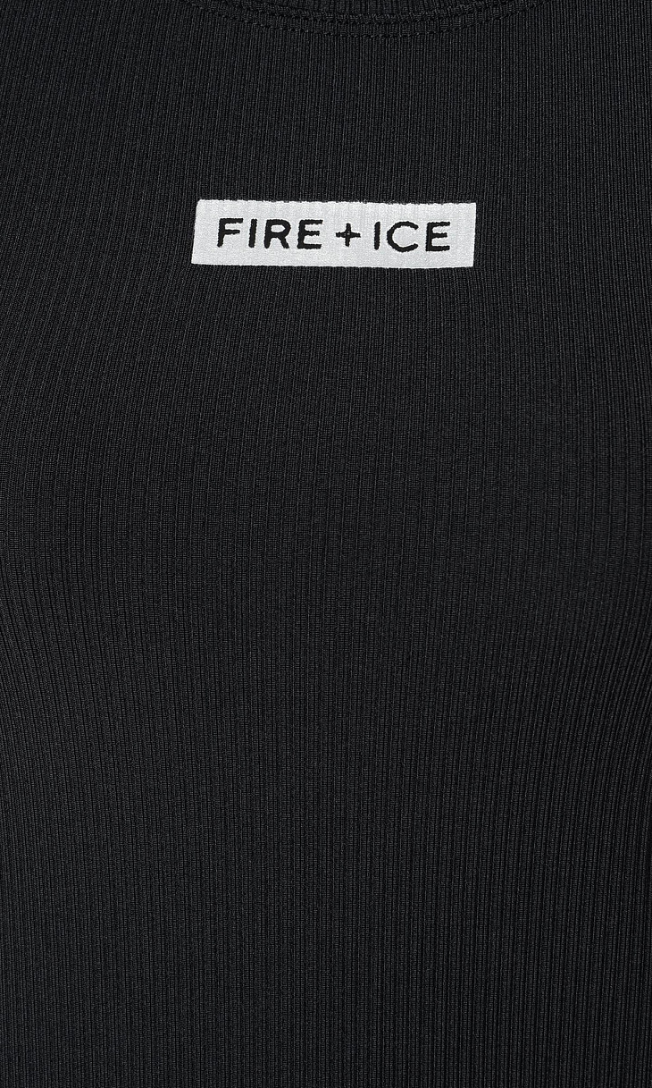 BOGNER: Топ в рубчик с принтом