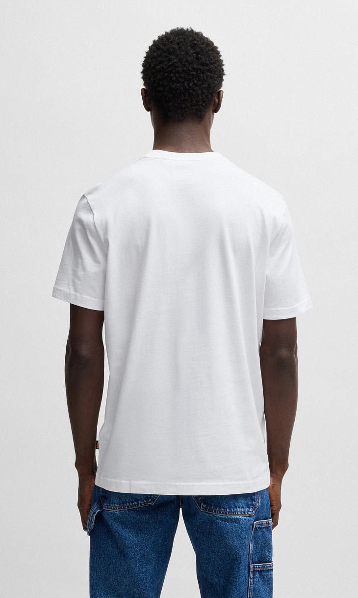 HUGO BOSS: Футболка с принтом