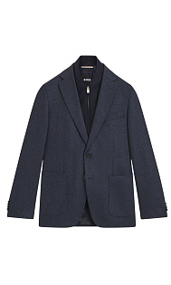 Куртка из шерсти со вставкой