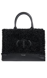 Сумка с искусственным мехом