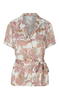 Блуза с поясом