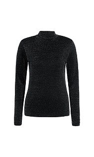 Водолазка с металлизированной нитью