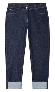 Джинсы с подворотами