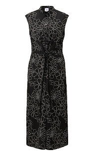 Платье из льна и хлопка