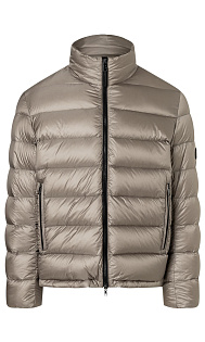 Пуховик с воротником-стойкой