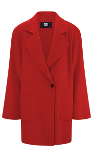 Однобортное пальто