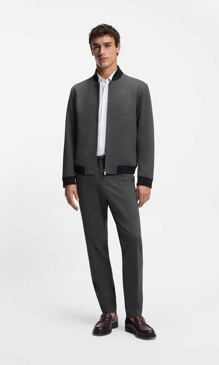 HUGO BOSS: Куртка-бомбер на молнии