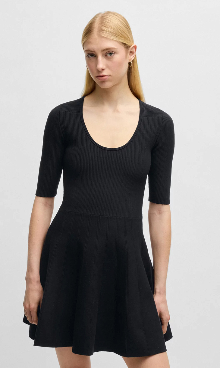 HUGO BOSS: Трикотажное платье