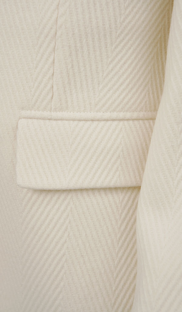 HUGO BOSS: Полупальто из шерсти