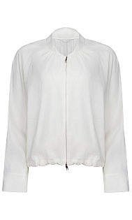 Куртка-бомбер из льна