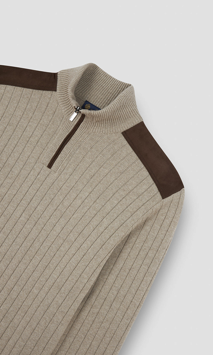 Paul Shark: Джемпер с замшевыми вставками