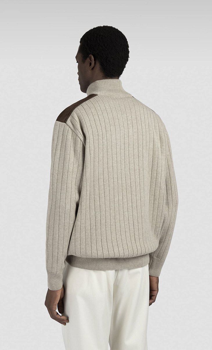 Paul Shark: Джемпер с замшевыми вставками