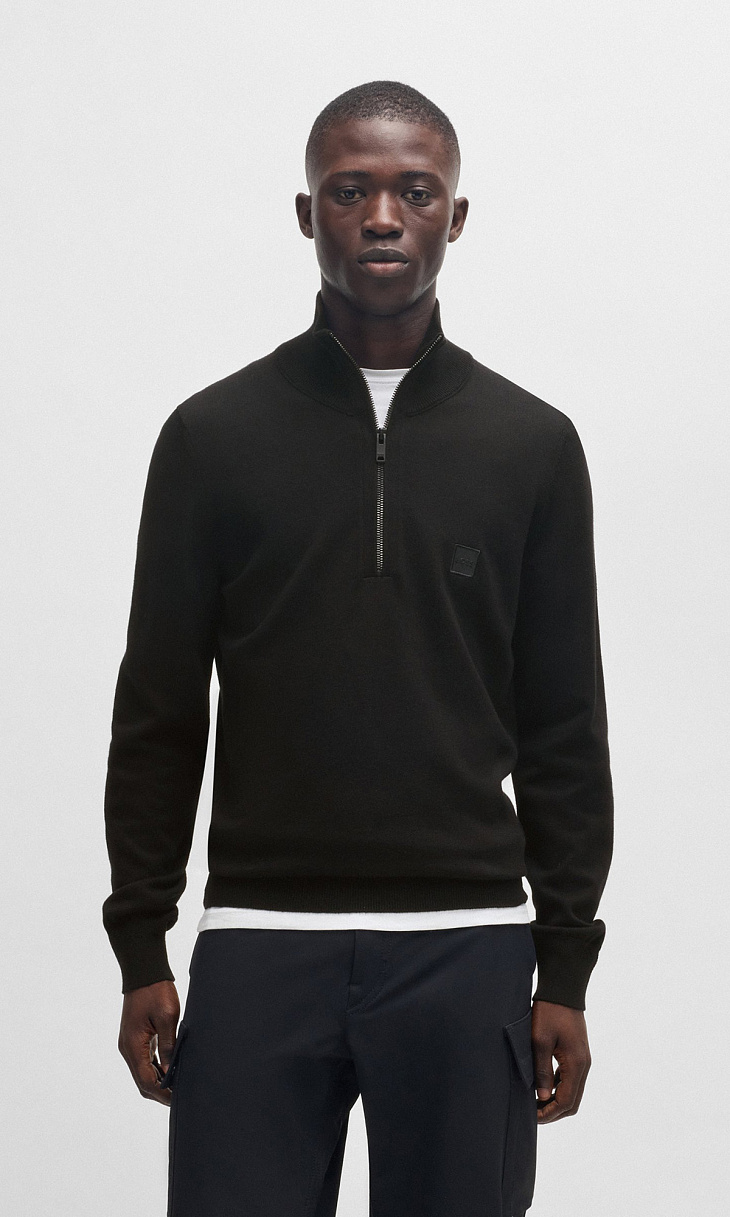 HUGO BOSS: Джемпер на молнии