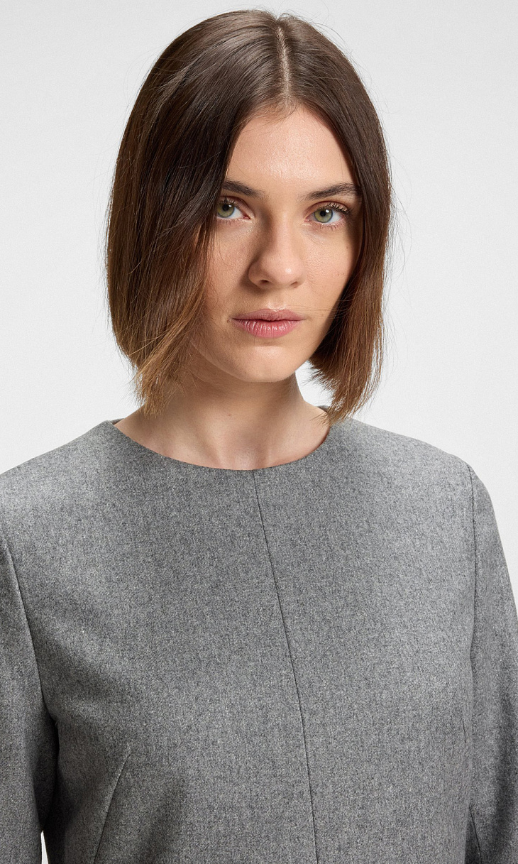 HUGO BOSS: Фланелевое платье