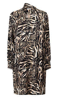 Платье с принтом