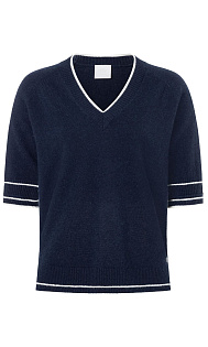 Пуловер с короткими рукавами