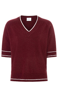 Пуловер с короткими рукавами