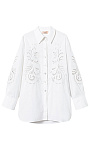 TWINSET: Рубашка с вышивкой
